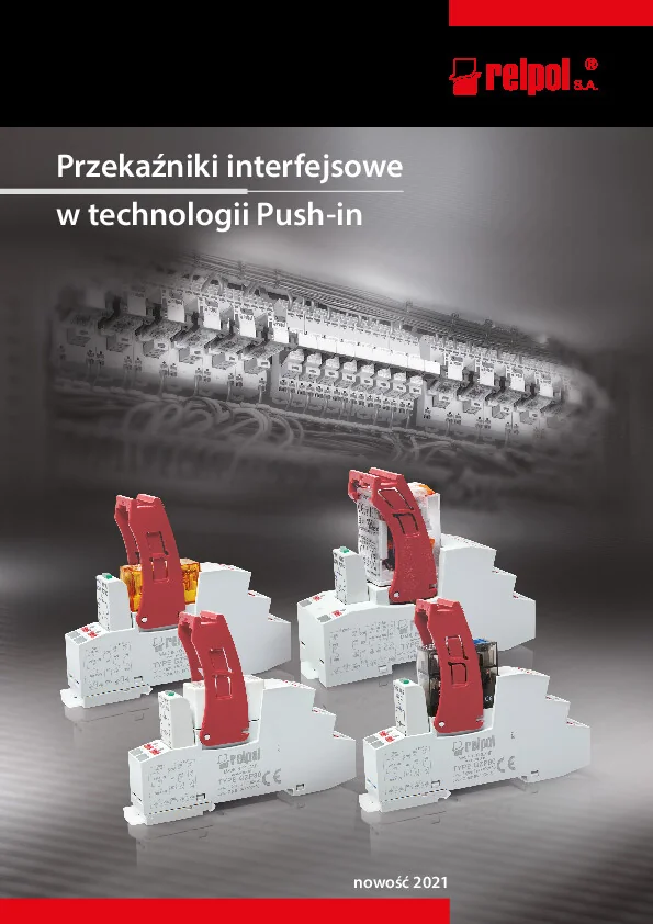 Katalog RELPOL - Przekaźniki interfejsowe Push-In