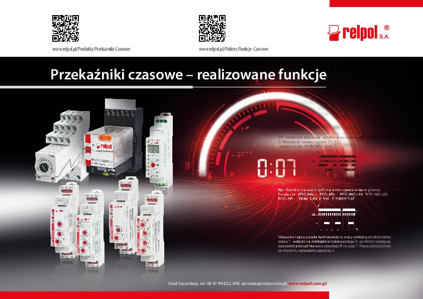 Katalog RELPOL - Przekaźniki