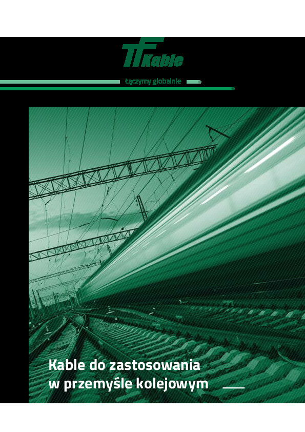Katalog TELE-FONIKA - Kable kolejowe
