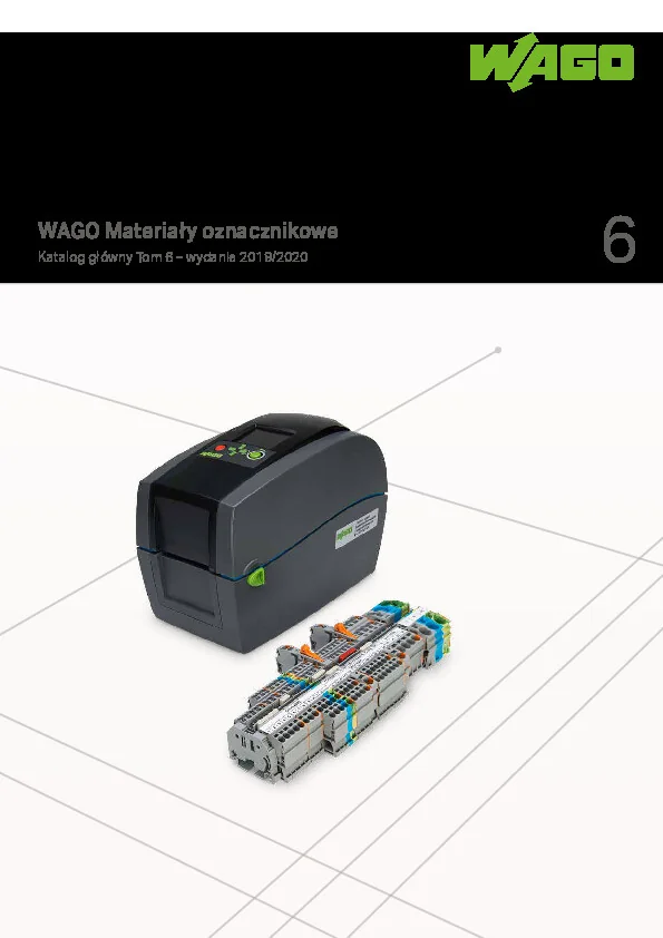 Katalog WAGO ELWAG - Materiały oznacznikowe