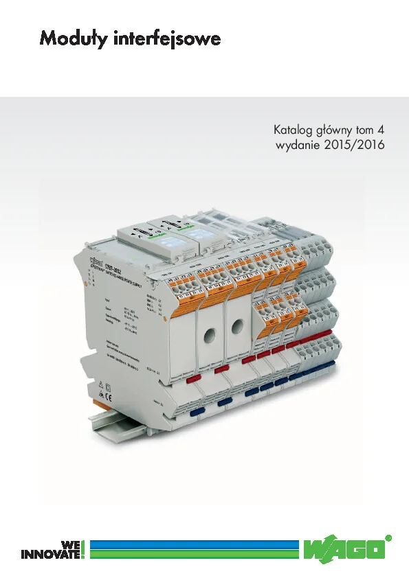 Katalog WAGO ELWAG - Moduły interfejsowe