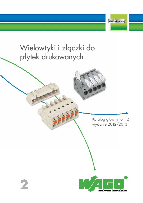 Katalog WAGO ELWAG - Wielowtyki i złączki do płytek drukowanych