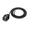 Cavo di collegamento con spina dritta IP44 3x1 H05RR 1,5m nero
