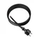 Cavo di collegamento con spina dritta IP44 3x2,5 H05RR 3m nero