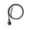 Cavo di collegamento PP-40H/4M/3X2.5/H05RR con spina dritta IP44; 3x2.5; H05RR; 4 m; nero