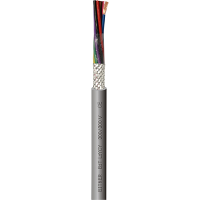 Cavo di controllo schermato LiYCY-P 300/300V 2x2x0,75