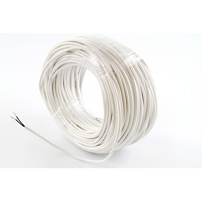 Cavo OMY 2x0,5 300/300V (H03VV-F) - bianco