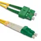 Cavo patch in fibra ottica Qoltec SC/APC - LC/APC | Monomodale | 9/125 | G652D | Duplex | 2 m