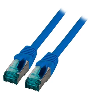 Cavo patch RJ45 S/FTP cat. 6A LSZH blu 1m