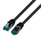 Cavo patch RJ45 S/FTP cat. 6A LSZH nero 2m