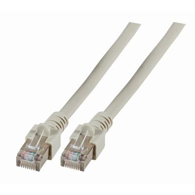 Cavo patch RJ45 SF/UTP cat.5e PVC CCA grigio 1m