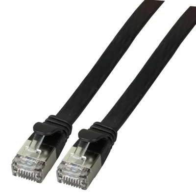 Cavo patch RJ45 U/FTP cat. 6A in PVC nero, 5 m