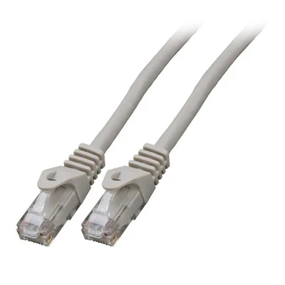Cavo patch RJ45 U/UTP cat. 5e LSZH CCA grigio 0,5 m