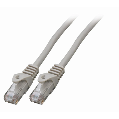 Cavo patch RJ45 U/UTP cat.6 LSZH CCA grigio 5m