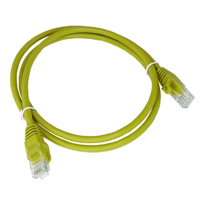 Cavo patch U/UTP categoria 6 in PVC, 2,0 m, giallo, ALANTEC