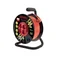 Cavo prolunga a bobina 4 prese c/e 25m OMY 3x1 arancione