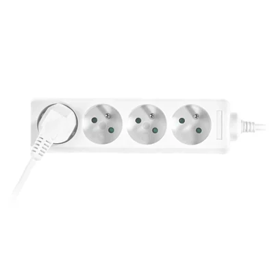 Cavo prolunga con presa quadripolare;ECO 4X2p+Z 10A 1,5m bianco