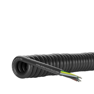 Cavo SPIRAL H07BQ-F NERO 5G1.5/1000;