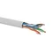 Cavo U/UTP categoria 6A, telecomunicazioni, LSOH, B2ca FireHardy 4x2x23 AWG, 10 Gb/s, 700 MHz, garanzia di 25 anni, certificato INTERTEK ETL, grigio, 500 m - ALANTEC