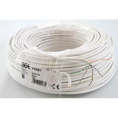 Cavo YTKSY 5x2x0,5 - bianco