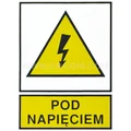 Cedulka POPs - LIVE 148x210mm žlutá