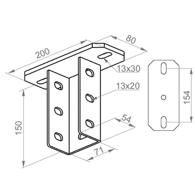 Ceiling base, PSE N