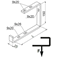 Ceiling bracket, WSV100