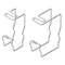 Ceiling hanger width 65mm height 108mm
