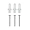 CEILING LAMP 2xE27 N/T CIRCLE WHITE
