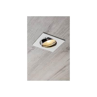 CEILING SPOTLIGHT PORTO - K WITH ADJUSTMENT, CAST, IP20, CHROME, SQUARE, TYPE DT10