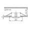 CEL CTC-5519 Foco de techo MATCH CHROME