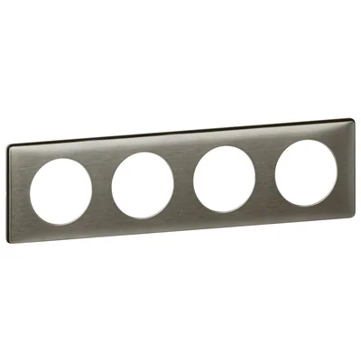 CELIANE - Cadre Wolfram anodisé - Quadruple