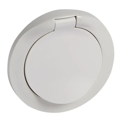 CELIANE - Socket plate 2P+Z 16 A - 250 V~ with flap IP44 white