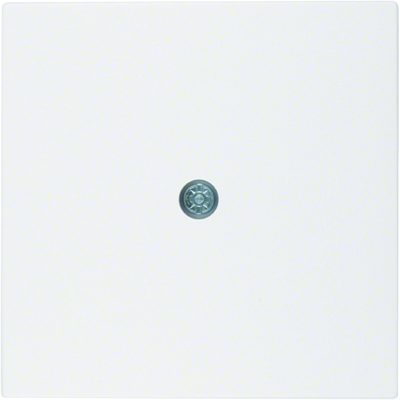 Central element for cable connection and socket VDo pure white S.1/B.1/B.3/B.7 Glas