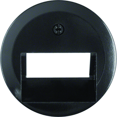 Central element for double UAE connection socket, black