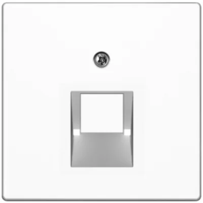 Central element for one-way UAE connection socket, snow-white gloss