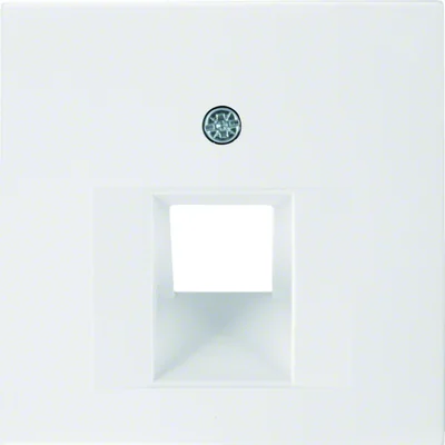 Central element for one-way UAE connection socket, white