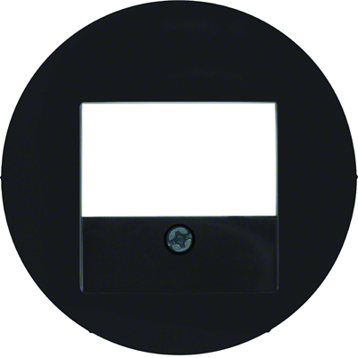 Central element for TAE and R.1/R.3/R.classic speaker sockets, glossy black