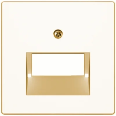 Central element for UAE connection socket, two-fold cream gloss
