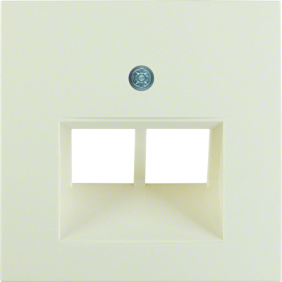 Central element for UAE two-way connection socket, cream