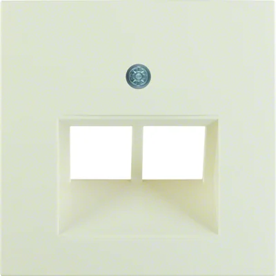 Central element for UAE two-way connection socket, cream