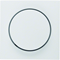 Central element with adjustment knob for rotary dimmer white
