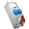 Centralino 1x32A 5p 2x250V finestra