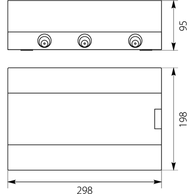 Centralino da parete SRn-12 (N+PE)