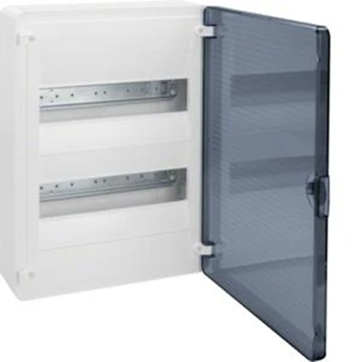 Centralino per Golf IP41, porta trasparente, 24 moduli