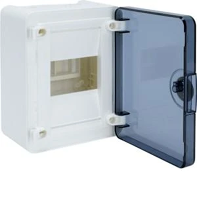 Centralino per Golf IP41, porta trasparente, 4 moduli