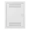 Centralita multimedia MSF RP 2x12, puerta metálica, IP30, blanco