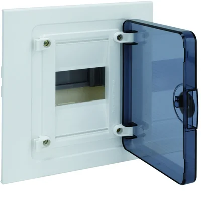 Centralita titulada, Golf, IP41, puerta transparente, 4 mod.