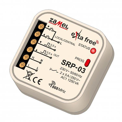 Centrální ovladač rolet TYP: SRP-03