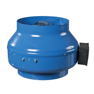 Centrifugal duct fan in a steel housing with a polymer coating, diameter 250 mm, 1310 m3/h, 230 V